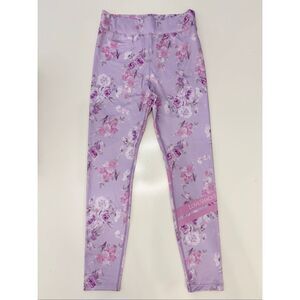 Bogner Fire + Ice x LoveShackFancy Purple Pink Love Base Layer Leggings L NWT